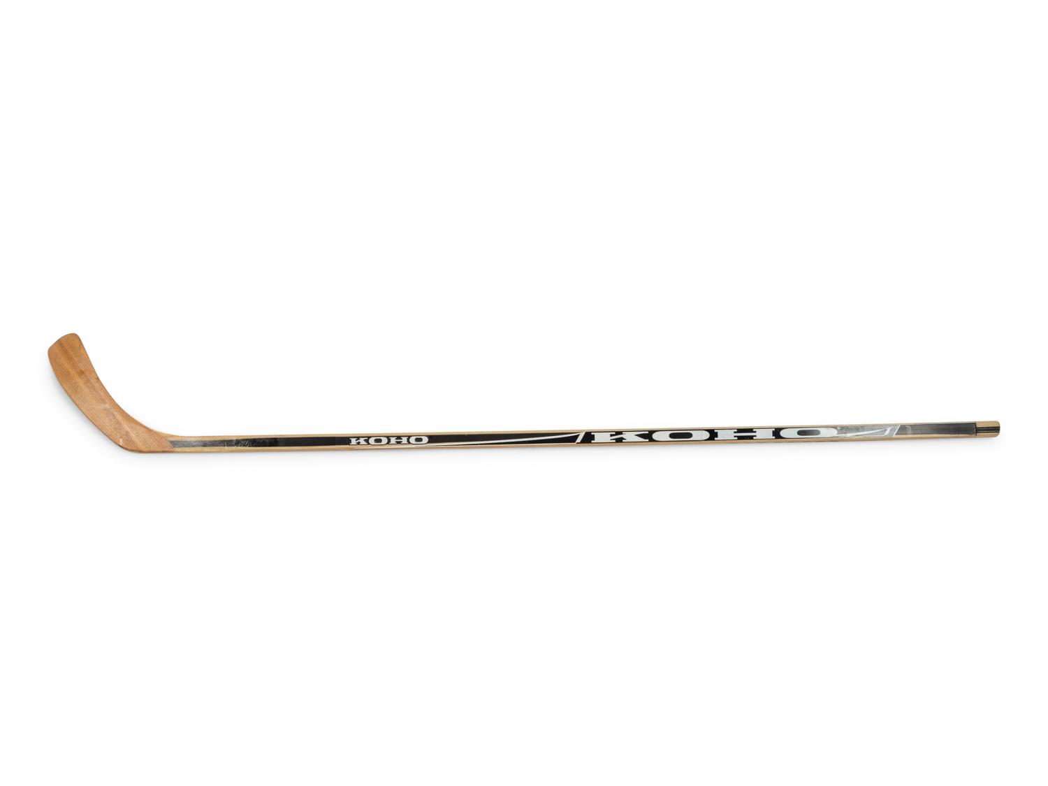 A Bob Probert Signed Autograph Game Used / Issued Signed Autograph Koho Hockey Stick