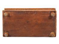 A Country Grain Painted Yellow Poplar Blanket Chest