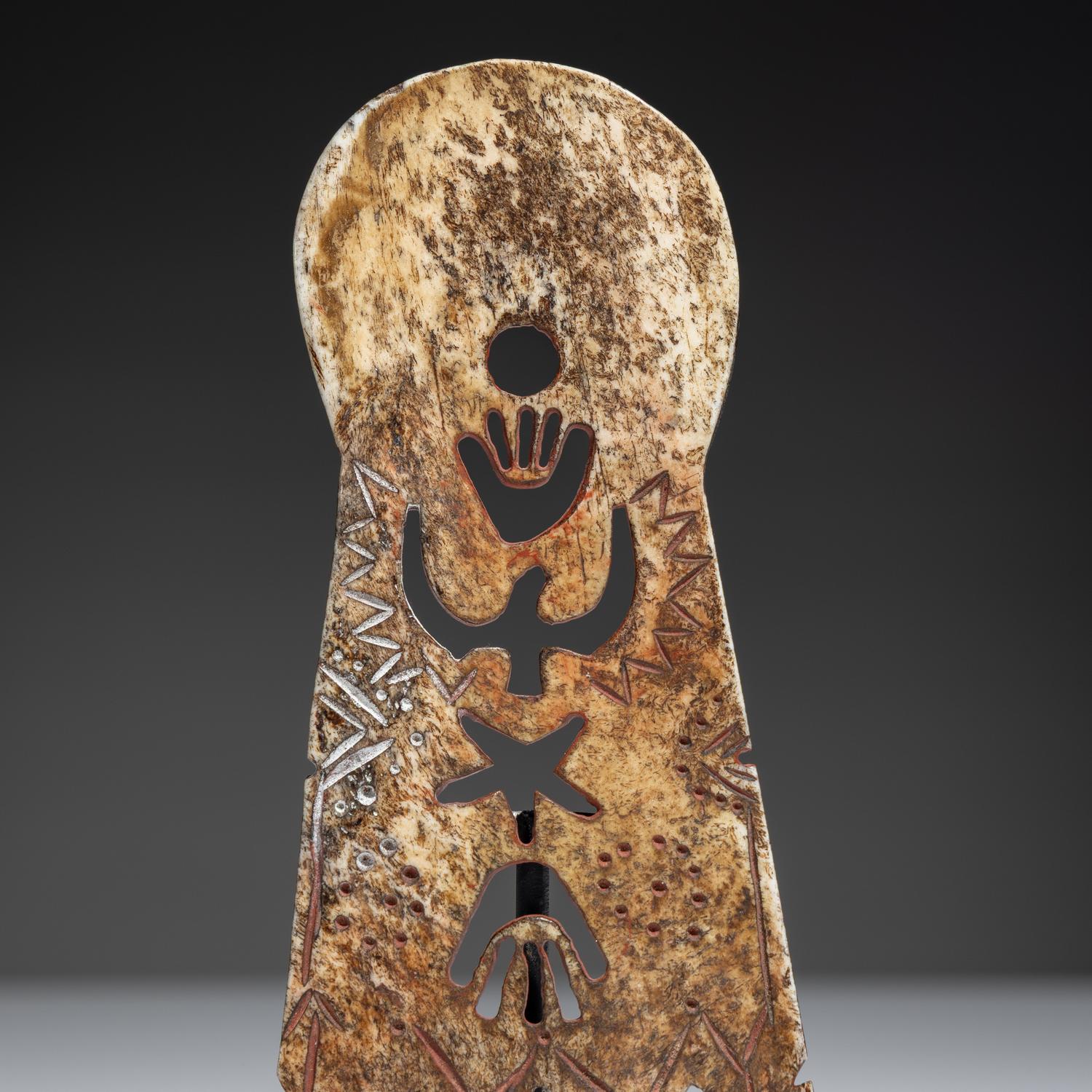 Sauk and Fox Decorated Roach Spreader