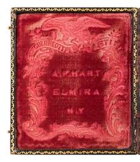 [EARLY PHOTOGRAPHY]. 4 daguerreotype and ambrotype portraits of subjects with images.