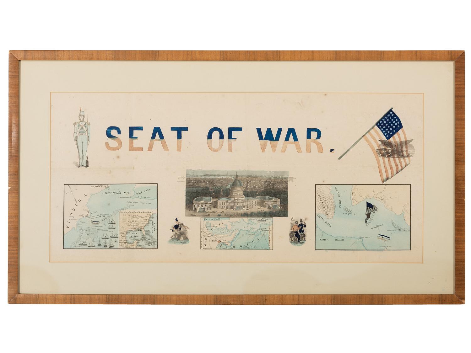 [CIVIL WAR]. Seat of War . New York, NY: C. Magnus.
