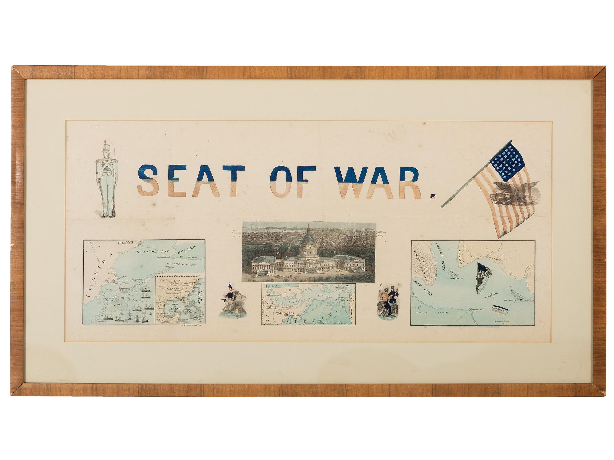 [CIVIL WAR]. Seat of War . New York, NY: C. Magnus.