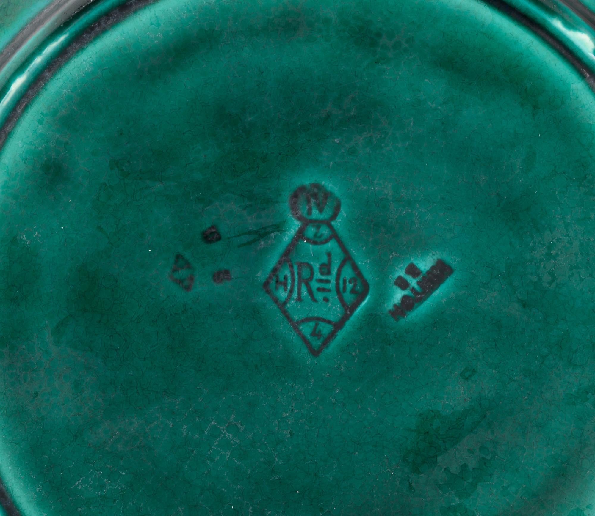 A Set of Five Minton Majolica Plates