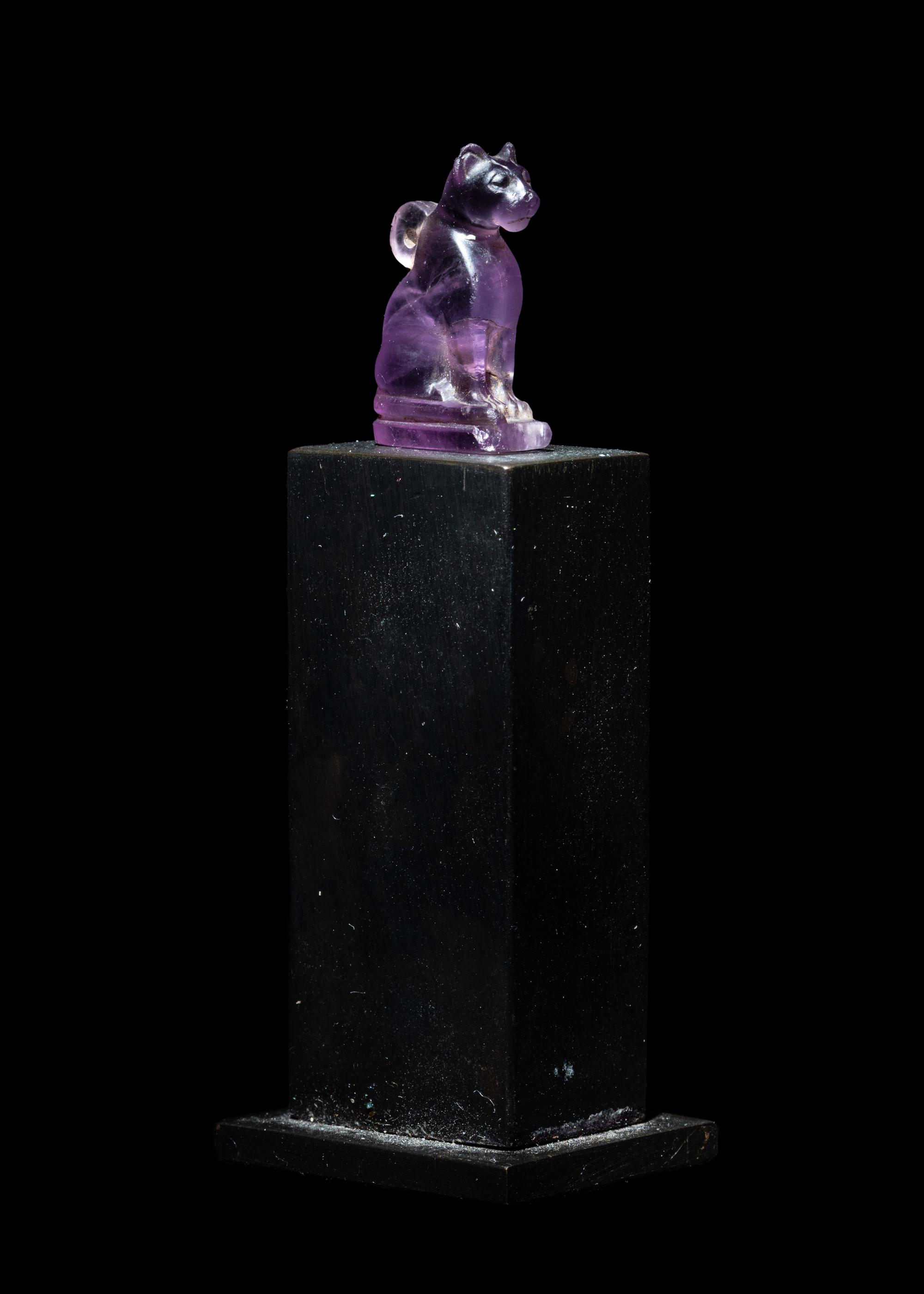 An Egyptian Amethyst Cat