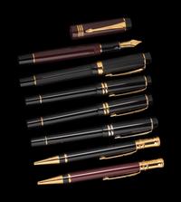 A Group of Seven Parker Writing Instruments