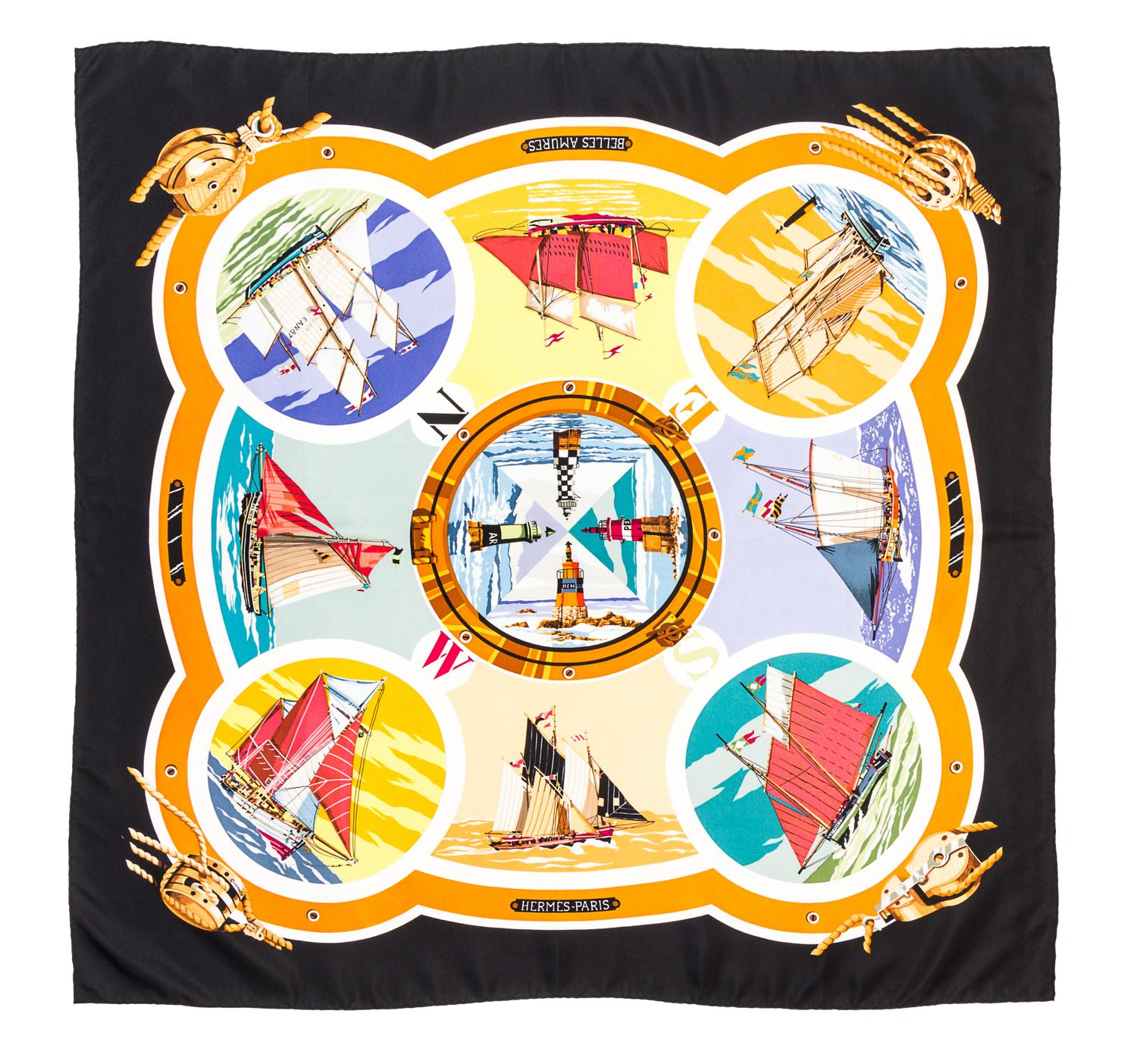 An Hermes 90cm Silk Scarf, 36" x 36".