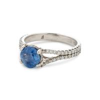 SAPPHIRE AND DIAMOND RING