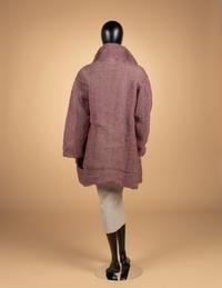 Comme des Garçons Beige Bump Dress & Pink Iridescent Jacket, Spring 1997