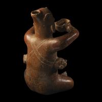 A Colima Terracotta Seated Figure