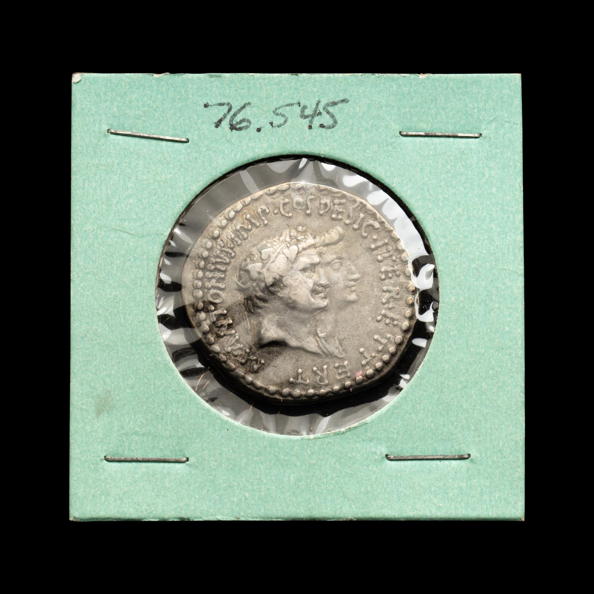 [ANCIENT] Marc Antony & Octavia. AR Cistophorus. Ephesus Mint. (38-31 BCE)
