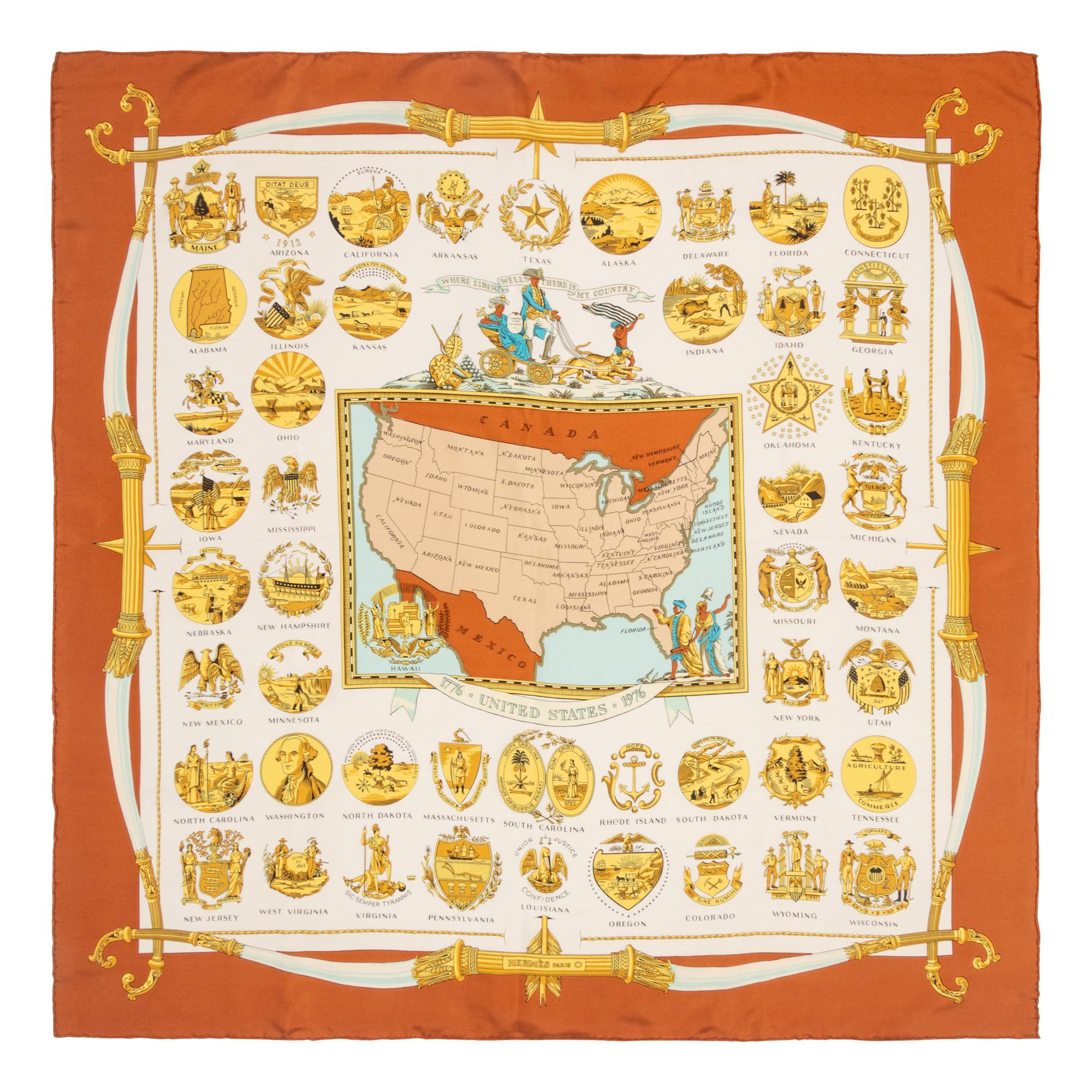 Three Hermès Scarves