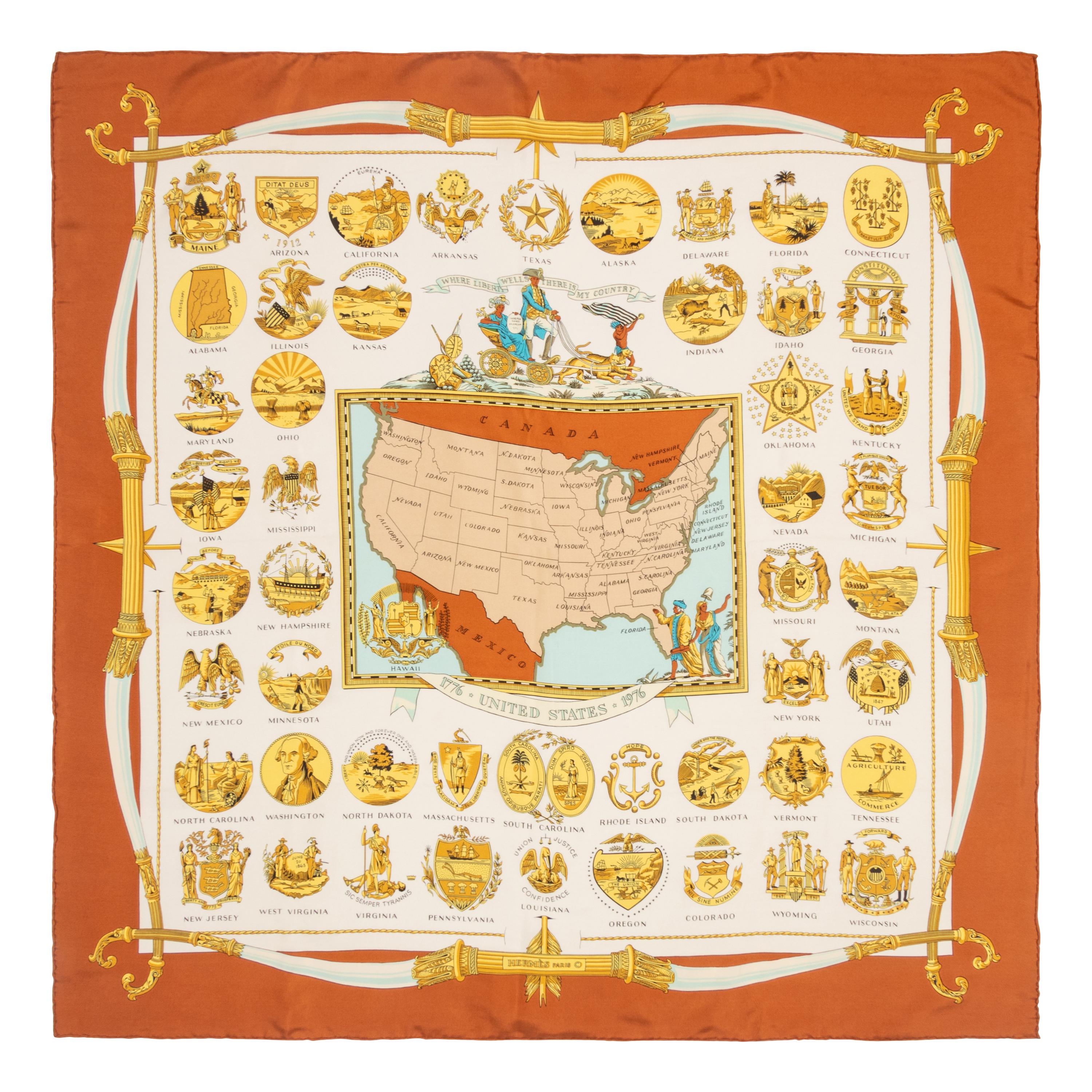 Three Hermès Scarves