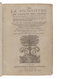 [16th CENTURY PRINTING - EUROPE]. A group of 4 works, comprising: