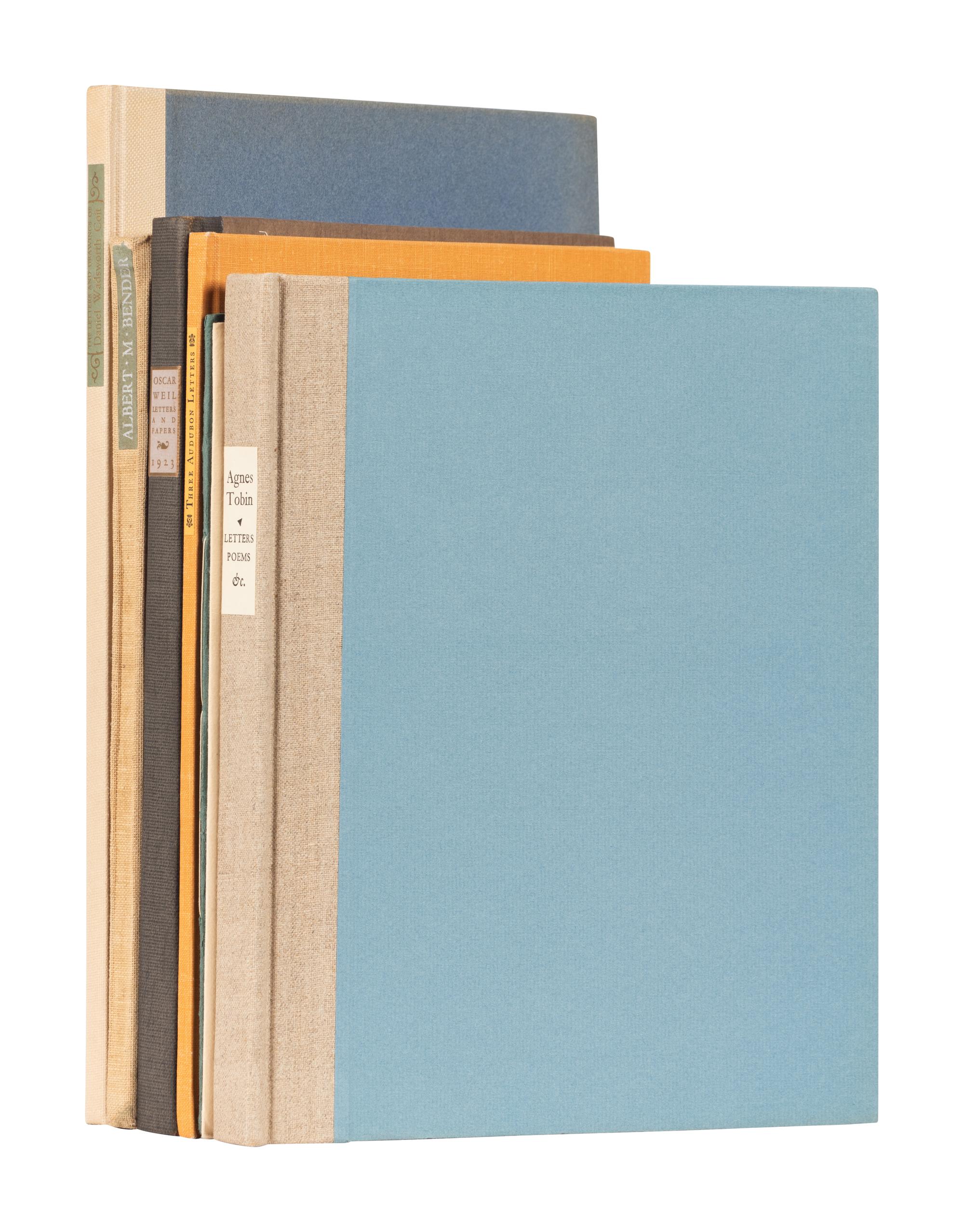 [GRABHORN PRESS – MEMIORS]. A group of 7 works printed by the Grabhorn Press, comprising: