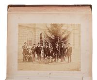 [EARLY PHOTOGRAPHY]. Two illustrated albums, incl. Yale and University of Michigan.