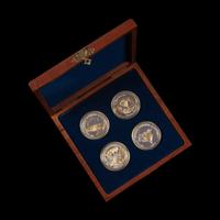 [PRIVATE ISSUE] A Large Collection of Albuquerque Balloon Fiesta Commemorative Silver 1 ozt. Proof Rounds and Cases