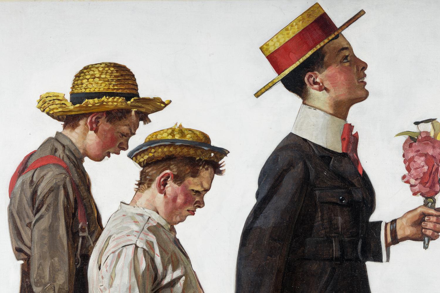 Normal Rockwell (American, 1894-1978) — One More Week of School and Then..., 1919