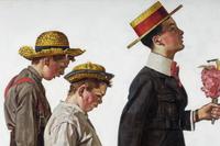 Normal Rockwell (American, 1894-1978) — One More Week of School and Then..., 1919