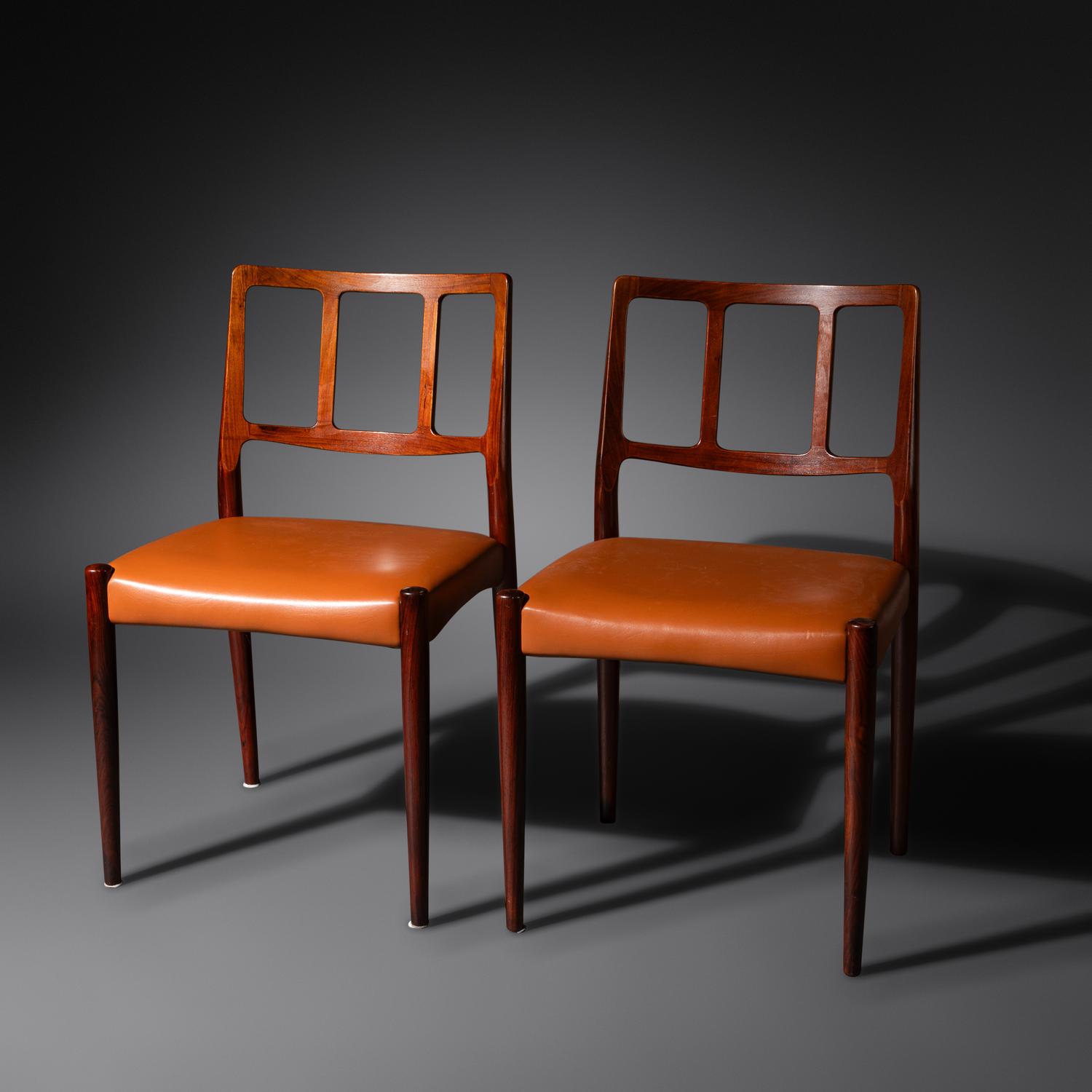 Pair of Dining Chairs Uldum Møbelfabrik, Denmark