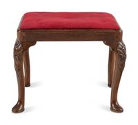 A George II Walnut Stool