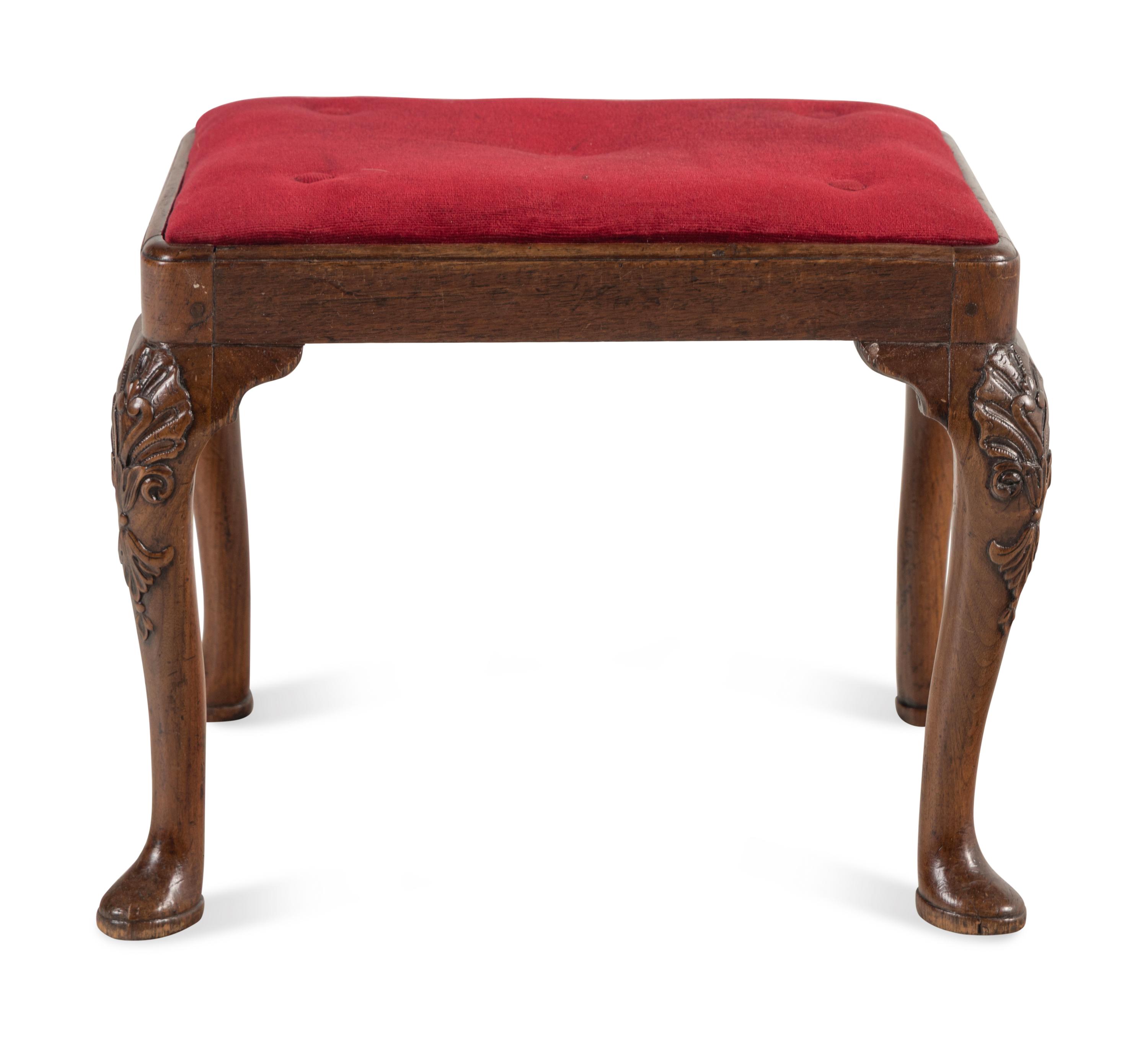 A George II Walnut Stool