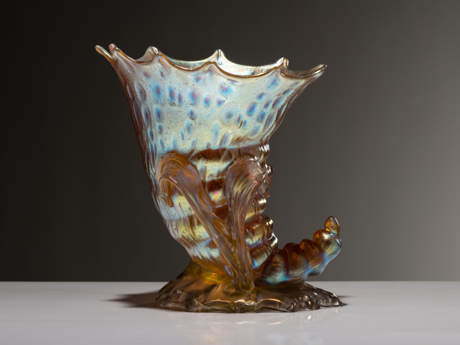 Shell-Form Vase