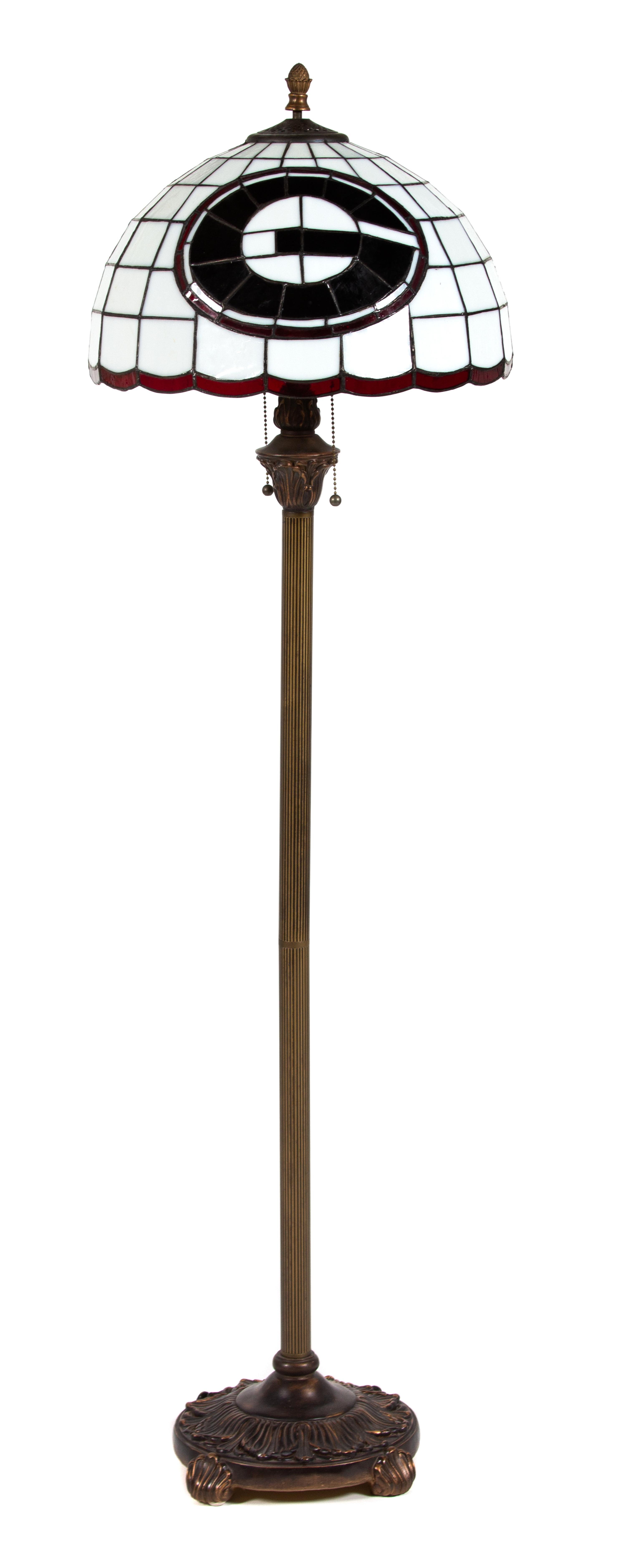 University of Georgia Floor Lamp Height 56 3/4 inches. — 20TH CENTURY