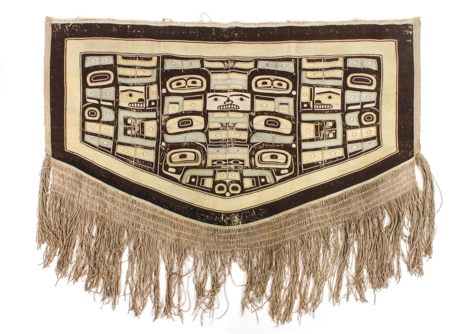 Tlingit Chilkat Dance Blanket 63 x 52 inches — 3rd Quarter 19th Century
