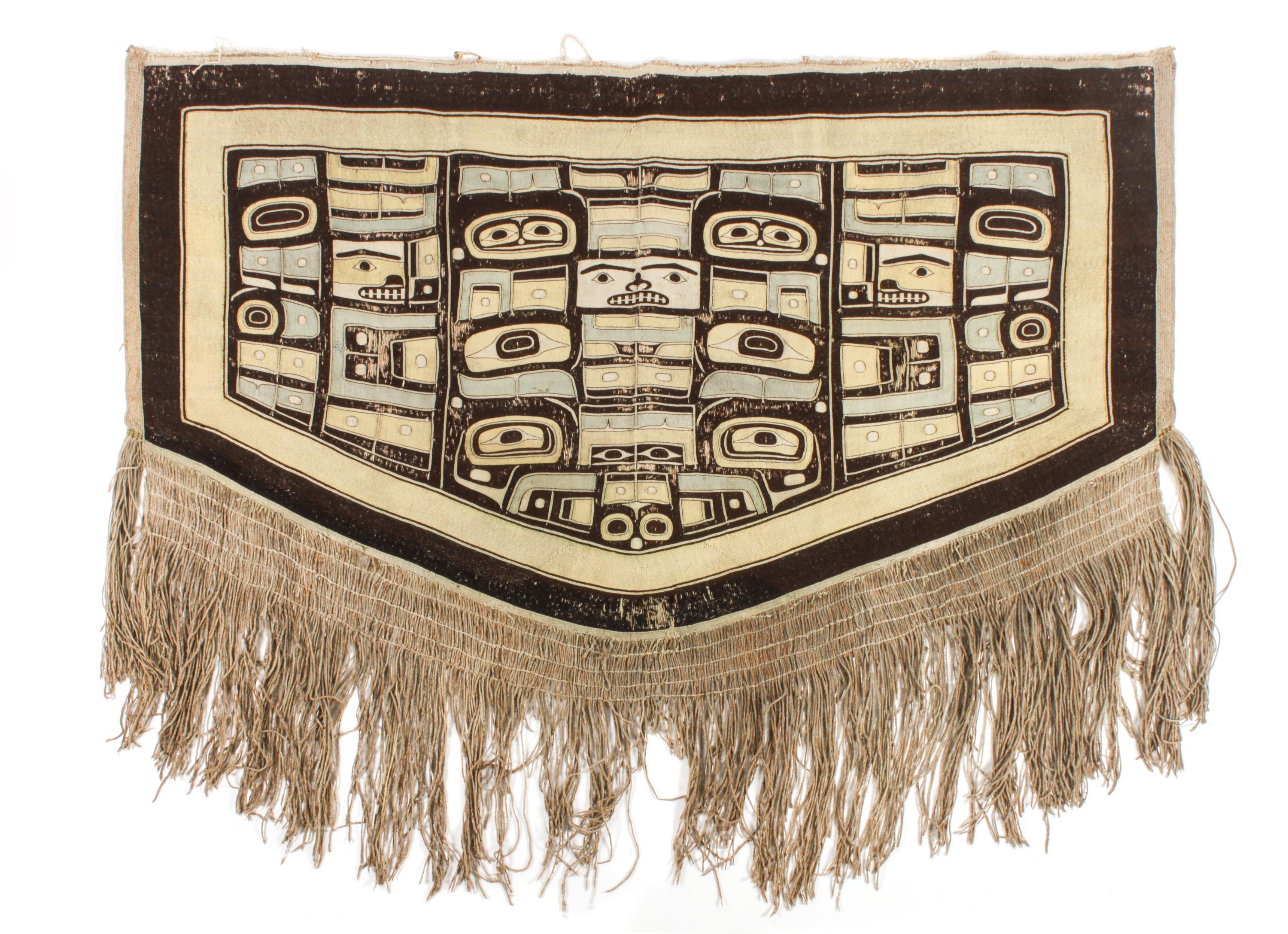 Tlingit Chilkat Dance Blanket 63 x 52 inches — 3rd Quarter 19th Century