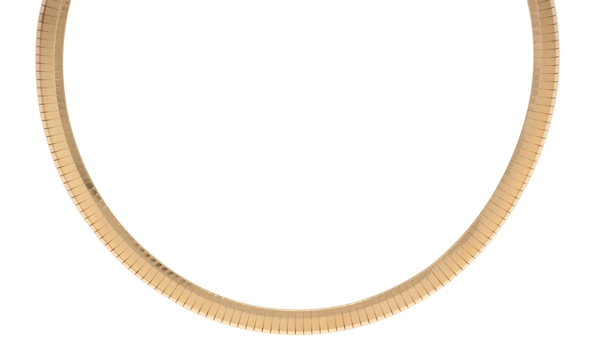 YELLOW GOLD NECKLACE