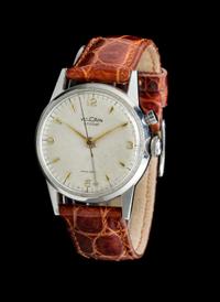 A Stainless Steel Cricket Alarm Wristwatch, Vulcain,