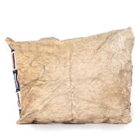 Sioux Beaded and Quilled Buffalo Hide Possible Bag