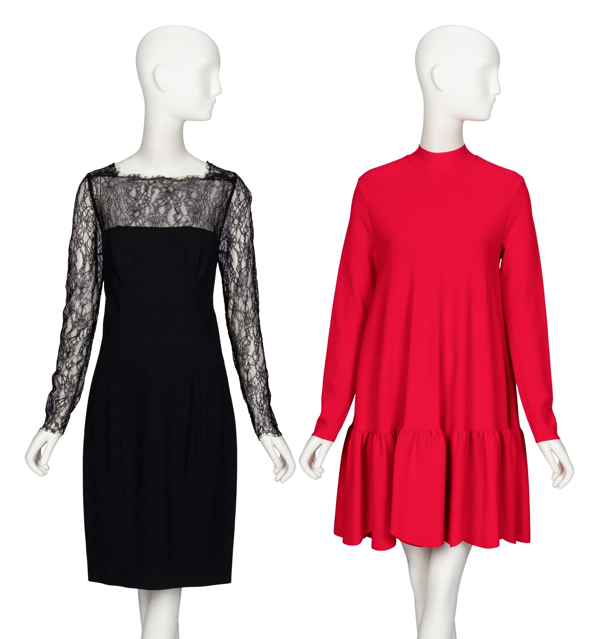 Carolina Herrera & Valentino, Two Dresses