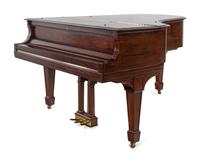 A Steinway & Sons Mahogany Grand Piano