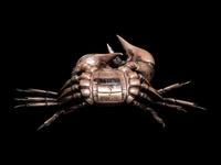 A Japanese Silver Articulated Model of a Crab