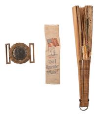 [SPANISH AMERICAN WAR] Miscellaneous souvenirs and photographs from one of the shortest declared wars in America.