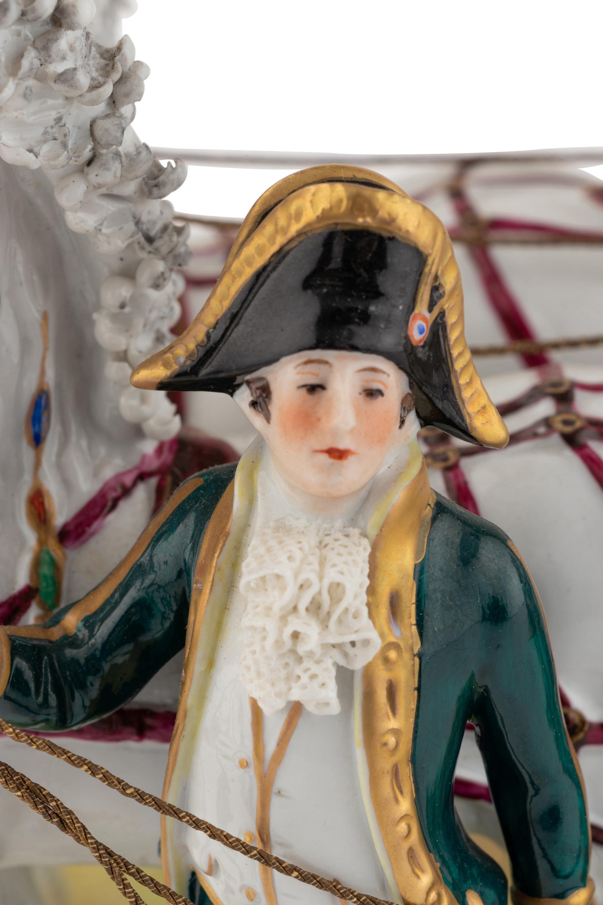 A Scheibe Marriage de Napoleon Porcelain Group