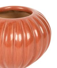 Redware Pottery Melon Jar