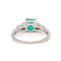EMERALD AND DIAMOND RING