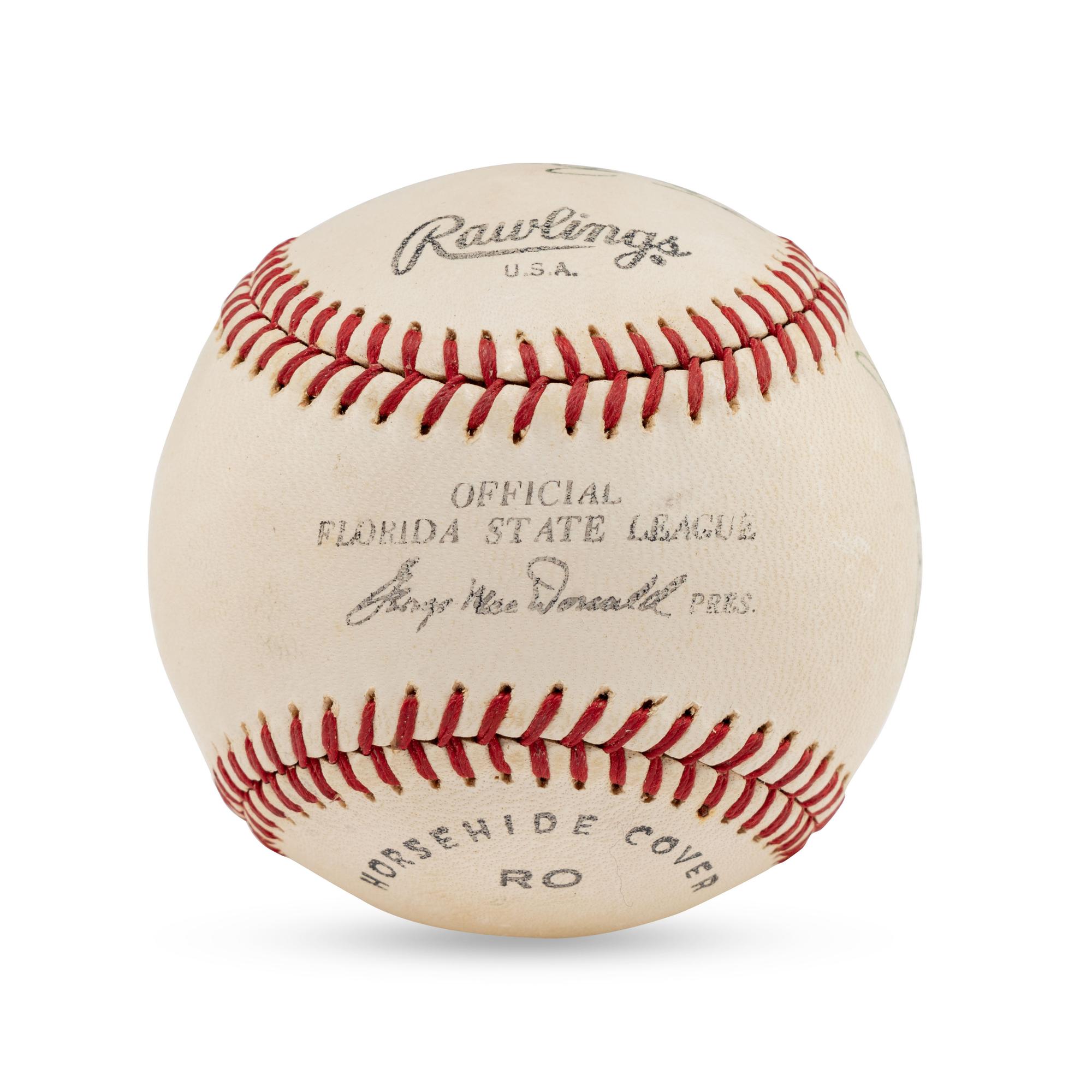 A Multi Signed Autograph Baseball Featuring Joe Medwick and Notables (Beckett Authentication Services Letter of Authenticity)