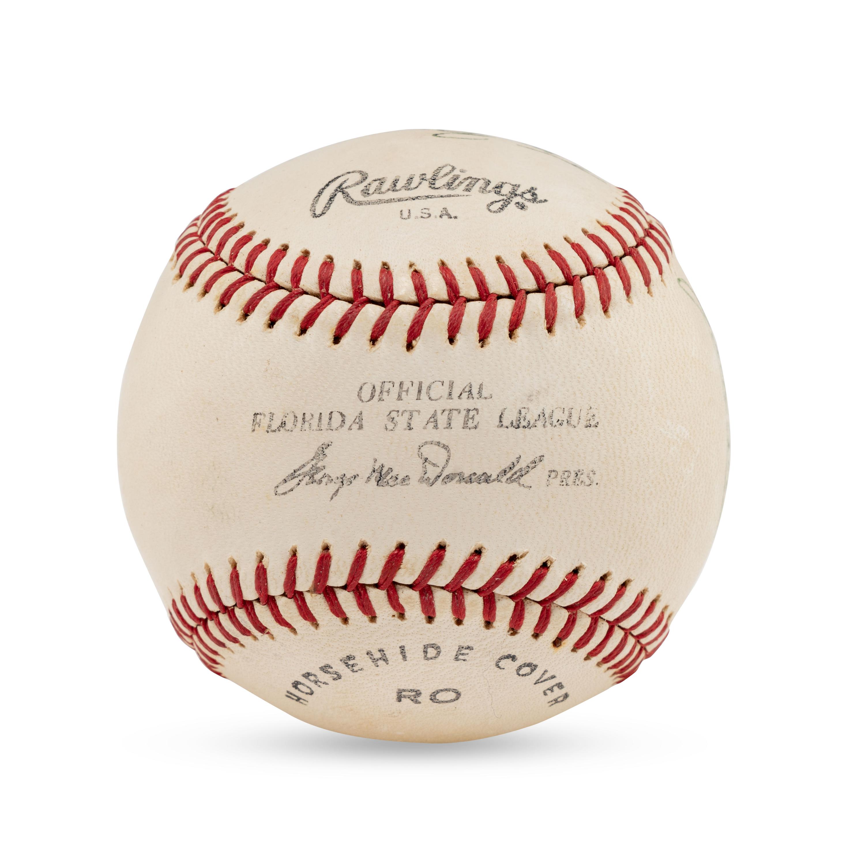 A Multi Signed Autograph Baseball Featuring Joe Medwick and Notables (Beckett Authentication Services Letter of Authenticity)