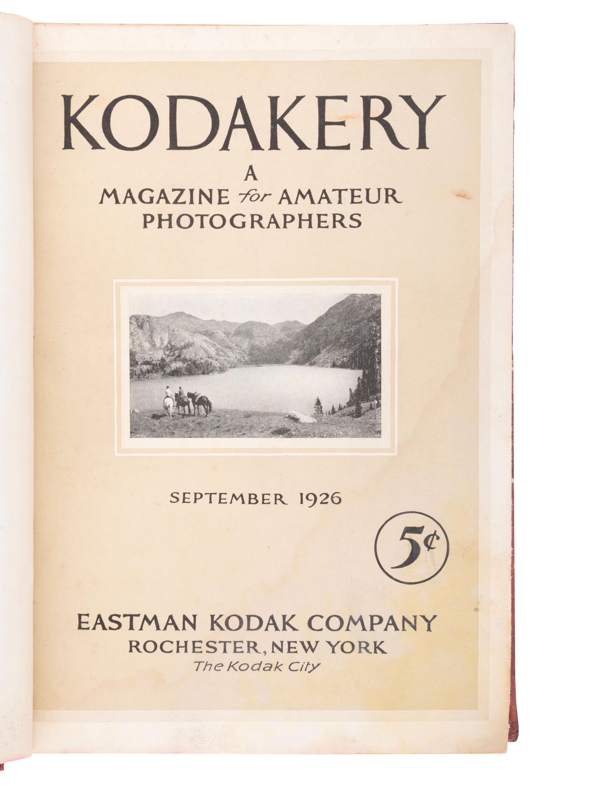[PHOTOGRAPHY]. A group of 2 works and 2 albums containing miscellaneous photography, including: