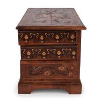 A Continental Marquetry Jewelry Casket