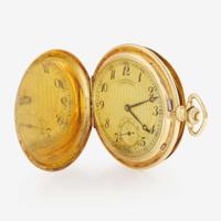 A 14K Yellow Gold A. Lange & Sohne Glashutte Pocket Watch c.1870s