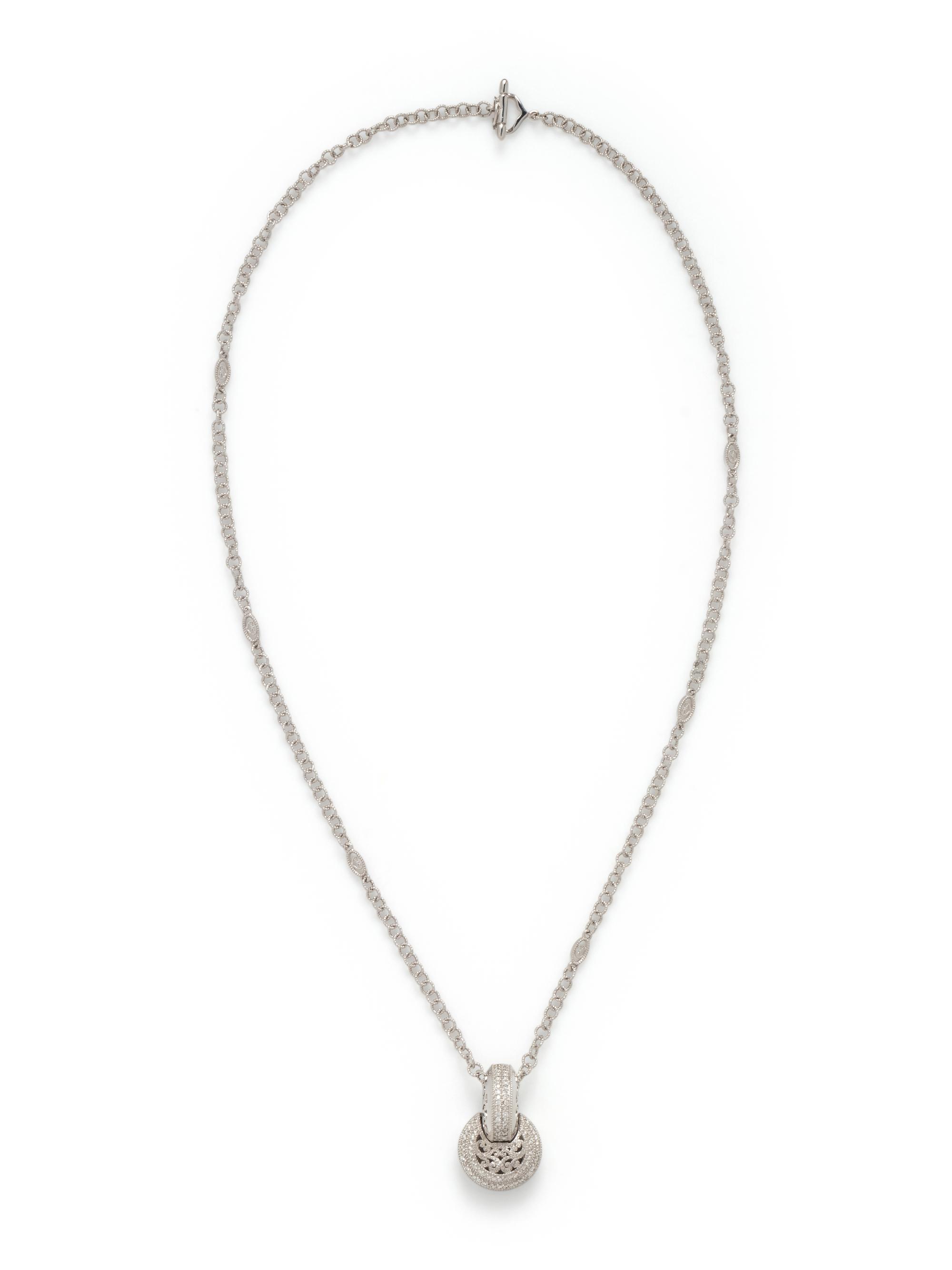 CHARIOL, WHITE GOLD AND DIAMOND PENDANT/NECKLACE