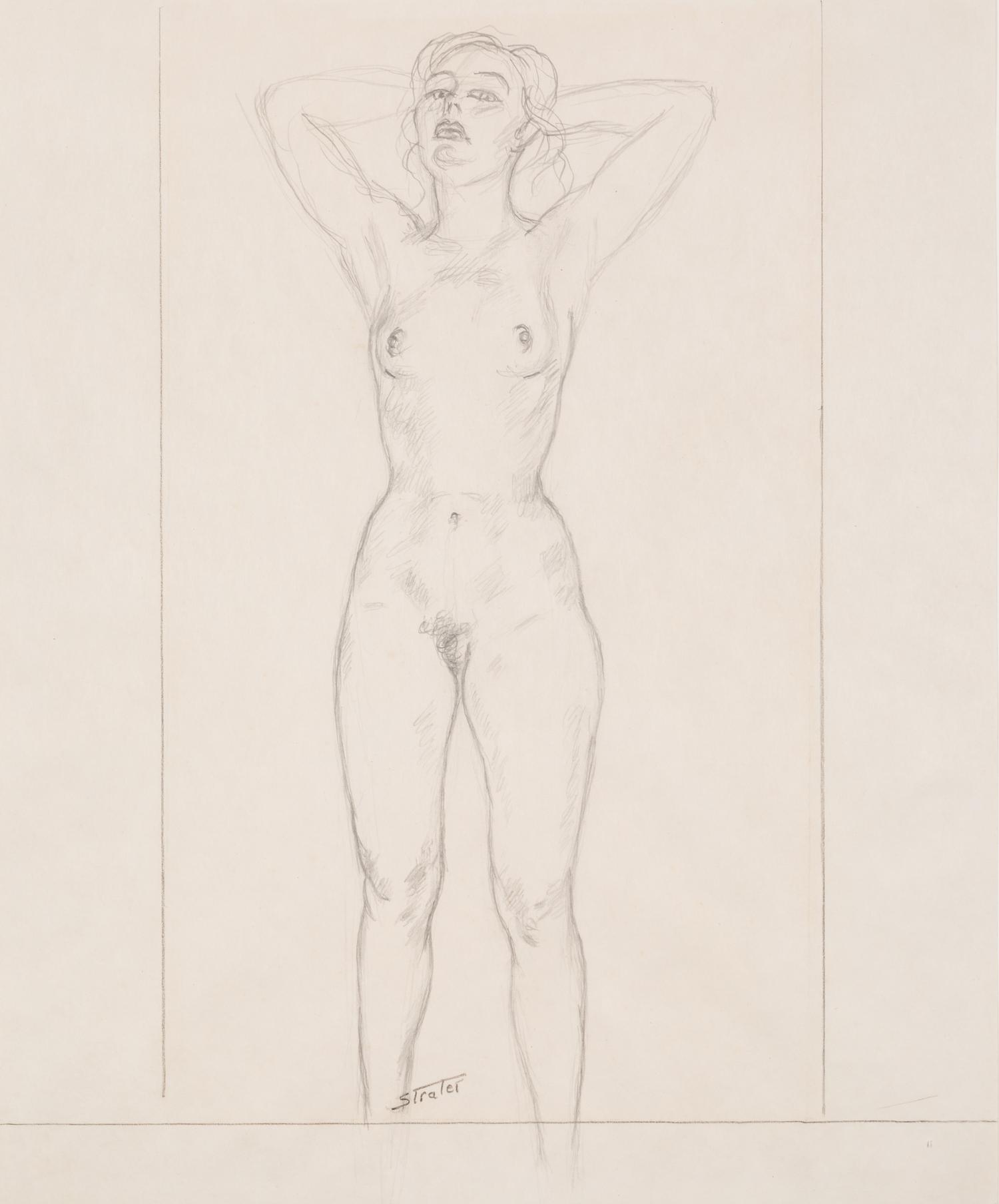 Henry Strater, (American, 1896-1987), A group of four works: San Francisco Pianist, Figure Study, Sea Captain's Daughter, and Burlesque