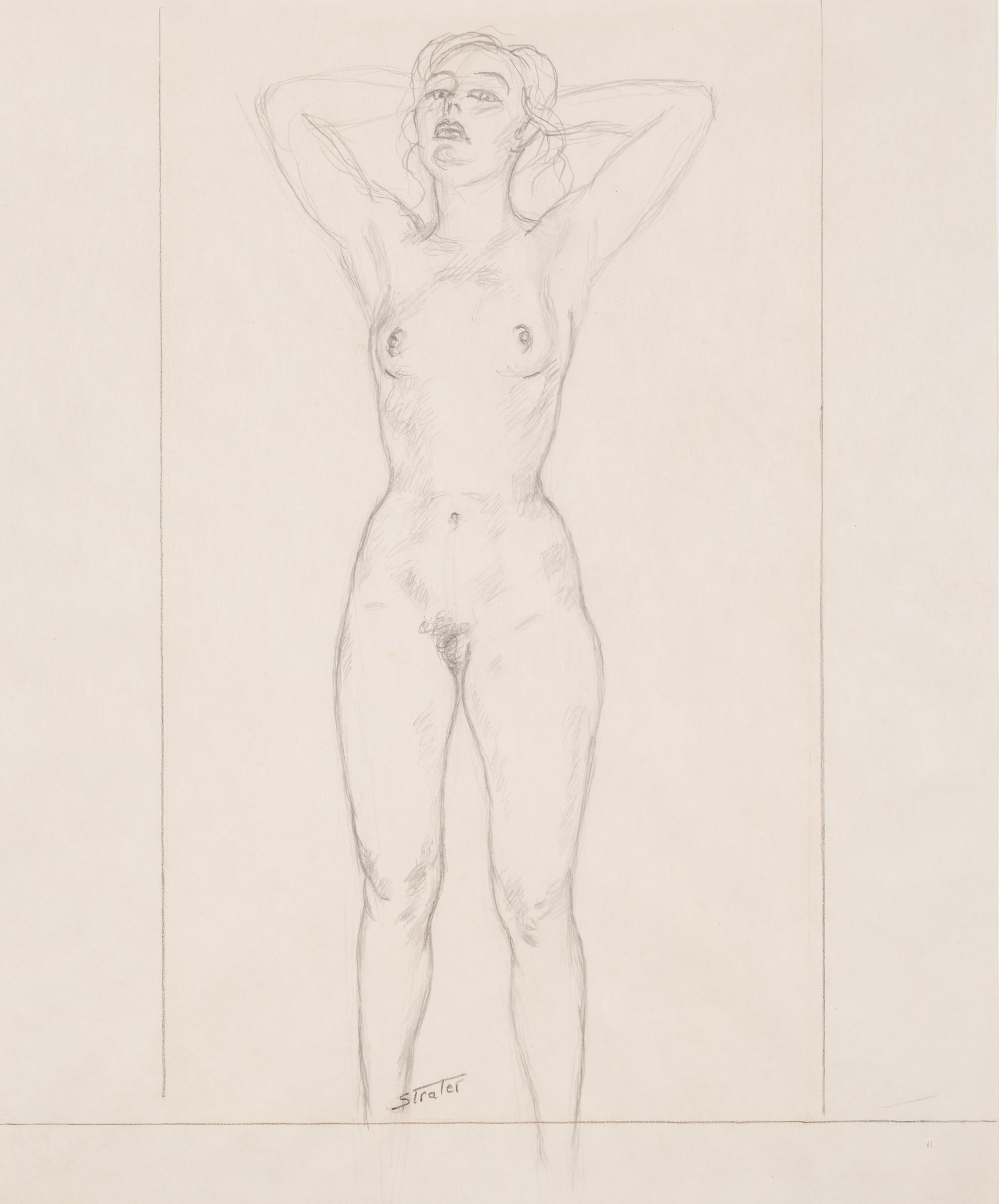 Henry Strater, (American, 1896-1987), A group of four works: San Francisco Pianist, Figure Study, Sea Captain's Daughter, and Burlesque