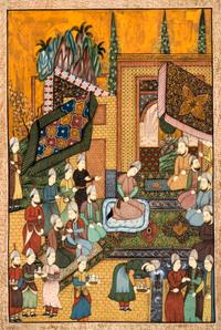 An Indian Painting on Silk — 19TH/20TH CENTURY
