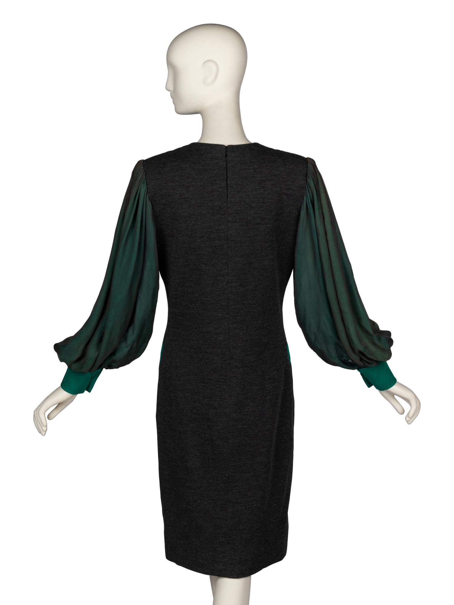 Galanos, Wool Dress
