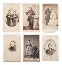 [MILITARIA]. 26 photographs, incl. CDVs of Civil War officers and enlisted men, some identified.